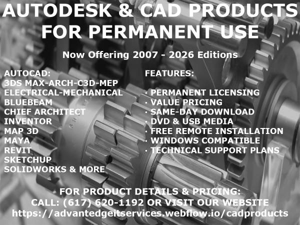 Permanent Design&Drafting with AutoCAD/Revit/Solidworks/ETC. 1