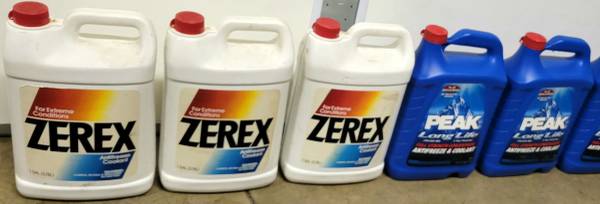 5 Gallons Full Strength Engine Coolant / Antifreeze - $15 EACH 1