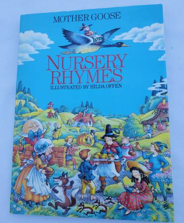 1990 Classic Mother Goose Nursery Rhymes Hardback Children’s Book