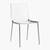 CB2 - SET OF TWO Chiaro Clear Acrylic Dining Chair With Nickel Legs 1 thumbnail