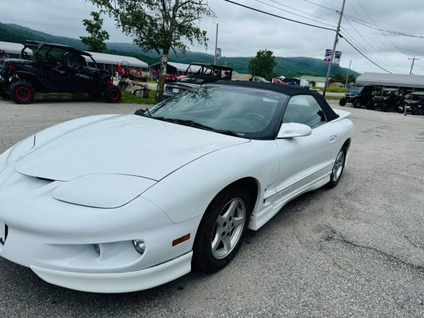 Super clean 2002 Pontiac trans am convertible v6 only 33k - $12,000 (tonys ticonderoga,ny)63622501569667122