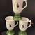 6 March for MacArthur (3) 1967 and (3) 1968 Footed Coffee Mugs by Hall USA 9 thumbnail