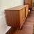 Refinished Vintage Mid Century Danish Teak Credenza By Dyrlund. 5 thumbnail