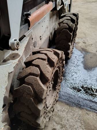 Bobcat / Skid Steer Tires - Brand New - Solid Hard Rubber Demolition 1
