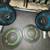 55 45 35 25  Pounds Pound Weights Weight Bumper Plate Set 3 thumbnail