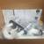 Masco Centerset 2-Handle Pull-Out Sprayer Laundry Faucet Kit, NEW 3 thumbnail