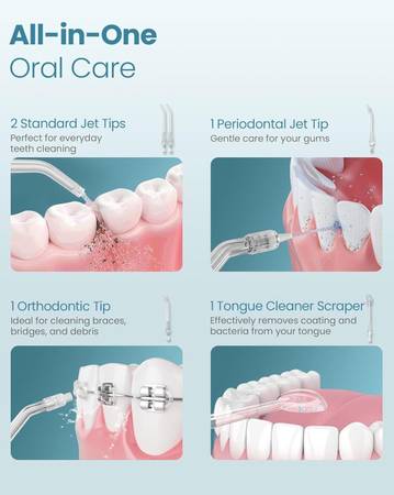 Nuevo enjuague bucal portátil con hilo dental sellado, 300 ml - $29 (san jose este)63471436588673124
