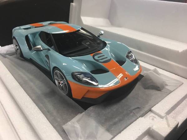 Ford GT Gulf Livery TSM Model 1:18 scale 1