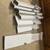 SOLD White Williams Sonoma 3 drawers dresser with dividers 5 thumbnail