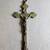 ANTIQUE BRASS CRUCIFIX 1 thumbnail