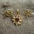 Heart Pendant & Earrings Gold Toned Rhinestones 1 thumbnail
