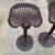 Cast Iron Bar Stools Made of 19th Century Buckeye Akron Tractor Seats 2 thumbnail