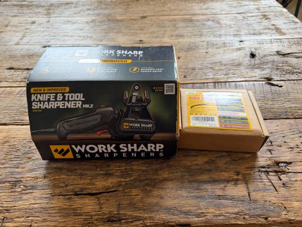 Unopened Work sharp mk 2 sharpener 1