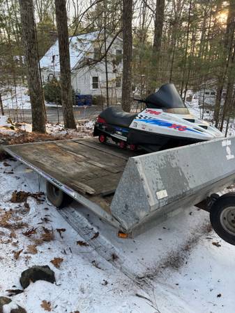 1999 polaris 700 with trailer 1