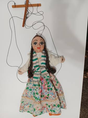 Vintage Marionette String Puppet 1