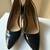 Black Patent Block Heel Pumps 1 thumbnail