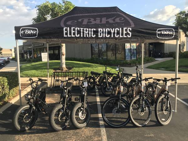 eBike Cyclery San Dimas Closeout Tent Sale 1