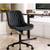 BRAND NEW..Black Home Office Desk Chair Armless Comfy Small Ergonomic Rolling Va 1 thumbnail