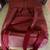 Red Leather Travel Handbag and Backpack in Good Condition 5 thumbnail