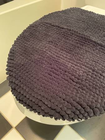 Toilet Lid Cover Black 1