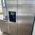 GE stainless steel side by side refrigerator  ,  no handles 1 thumbnail