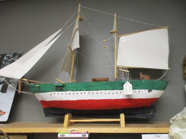 Handmade Wooden Ship Boat 1