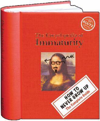 Hardcover Spiral Book by Klutz, Encylopedia of Immaturity 1