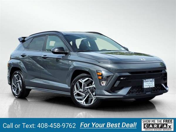 2024 Hyundai Kona N Line SUV en gris perlado Ecotronic con techo negro - $275 (LLAME AL 408-458-9762 PARA PAGO PERSONALIZADO)63469907039233120