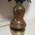 Vintage MCM Americana American Eagle Brass and Wood Table Lamp 7 thumbnail