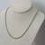 Italian HALF-MOON Cut 14k White Gold Chain Necklace Men Women 28 Inch 7 thumbnail