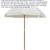vidaXL Garden Parasol Sand Polyester Steel Large UV-resistant material 1 thumbnail
