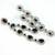 Gem Rich/Red GARNET/White Sapphire .925 Necklace/Set 6 thumbnail