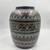 Antique Clay Black Handpainted ceramic Vase Large 4 thumbnail