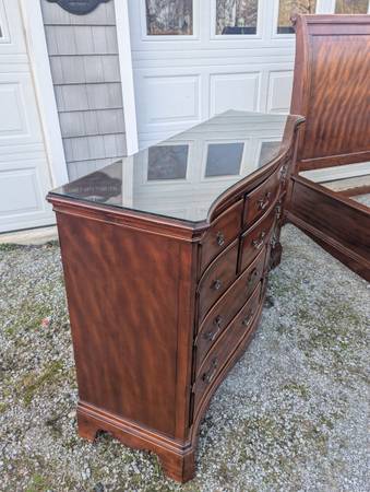 California King Bedroom Set with Large Dresser and Two Bedside Tables - $750 (Hillsborough)63470912230019124