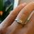 White Gold Ring (Size 5) with 3 Natural Diamonds Stones 4 thumbnail