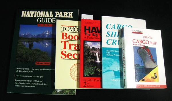 1990s Travel Books- Olympic Park, Cargo Ships, Hawaii, Travel Secrets 1