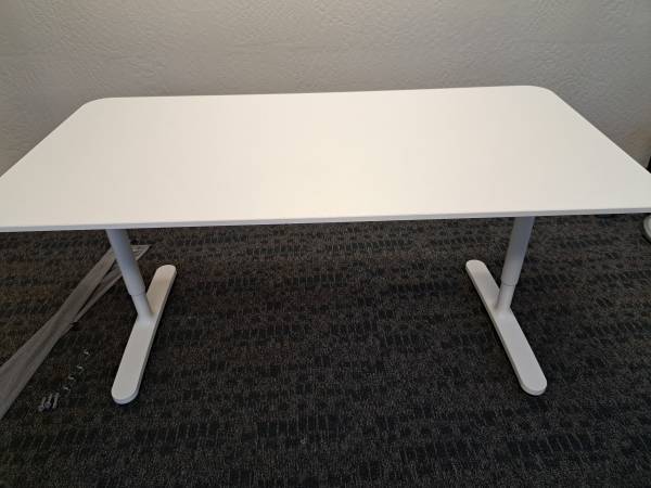 IKEA Desk, white, 63"x31" 1