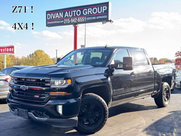 2016 CHEVROLET SILVERADO 1500 Z71 CREW CAB 4X4 WE FINANCE 1