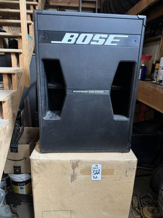 Bose 302-II Acoustimass bass system speakers - musical