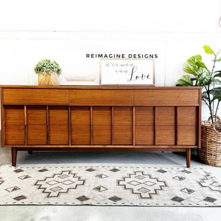 Mcm walnut dresser 1