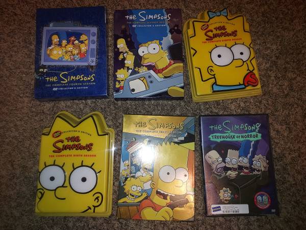 DVD Seasons - Simpsons, Rick & Morty, Space Ghostst 1