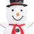 vidaXL Snowman Figure White Fabric Large Christmas Snowman Figure..! 4 thumbnail