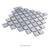 Merola Tile Hudson Tangier Frost Blue Porcelain Mosaic Tile 11 thumbnail