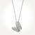 14kt White Gold Diamond Butterfly Necklace 4 thumbnail