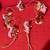 TARGET WONDERSHOP GOLD BELLS W VELVET RIBBON GARLAND (Set of 2) 2 thumbnail