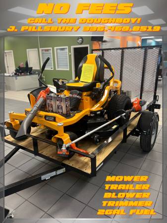 50" Zero Turn MOWER BUNDLE*NO FEES* - $5,148 (TUSCUMBIA)62946036886403120