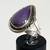 VTG Gilo And Grace Nakai Navajo Purple Jadeite Sterling Silver Ring 6 2 thumbnail
