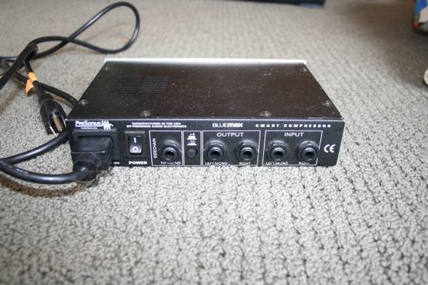 PreSonus BlueMAX コンプレッサー BlueMAX – PreSonus