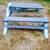 Cantilevered Patio/Picnic Table, Seats 4-6, HalfLap Joinery 4 thumbnail