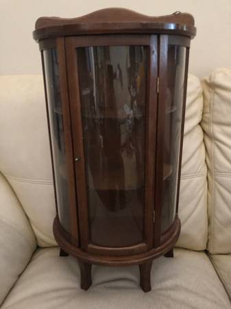 Display Cabinet - Wooden Glass 1